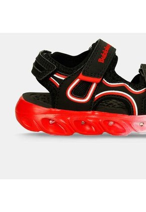 Sandalia Infantil  Para Niño Bubblegummers/Disney Negro Nailon L  6Mickey 22-25