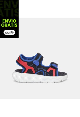 Sandalia Para Niño Bubblegummers Multicolor Drum Bubblegummers