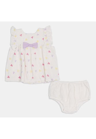 Vestido Para Niña Bubblegummers Beige Natalia Bubblegummers