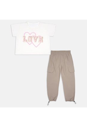 Conjunto Para Niña Bubblegummers Natural Niza