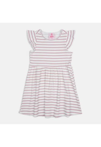 Vestido Para Niña Bubblegummers Blanco Hueso Noruega Bubblegummers