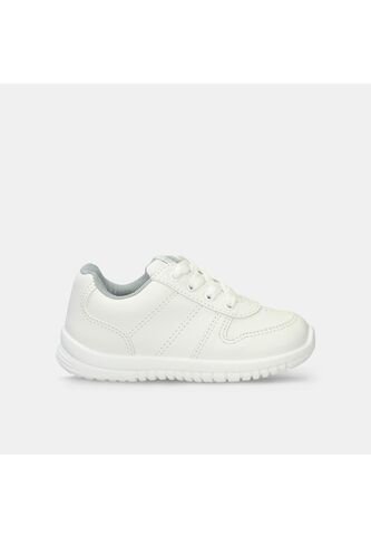 Tenis Escolares Para Niños Bubblegummers Blanco Kapitan Bubblegummers