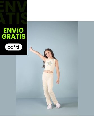 Conjunto Para Niña Bubblegummers Beige Bubblegummers