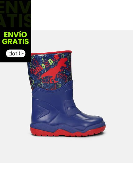 Bota De Lluvia Para Niño Bubblegummers Violeta Vuelo Shaft Protectives