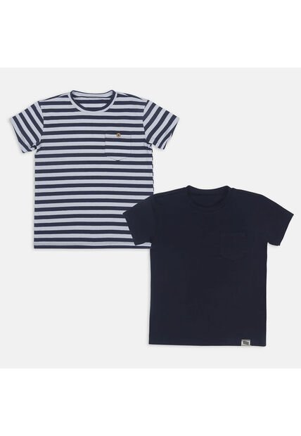 Camisetas Pack X 2 Para Niño Bubblegummers Azul Mass X2