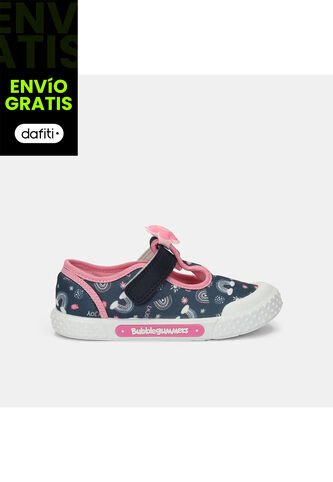 Baletas Para Niña Bubblegummers Azul Tutis Bubblegummers