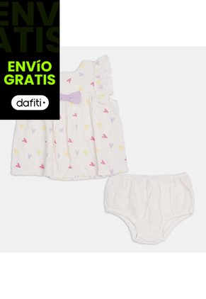 Vestido Para Niña Bubblegummers Beige Natalia