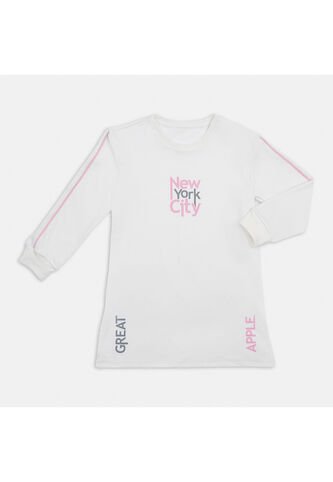 Vestido Para Niña Bubblegummers Crema-Rosado Jana Bubblegummers