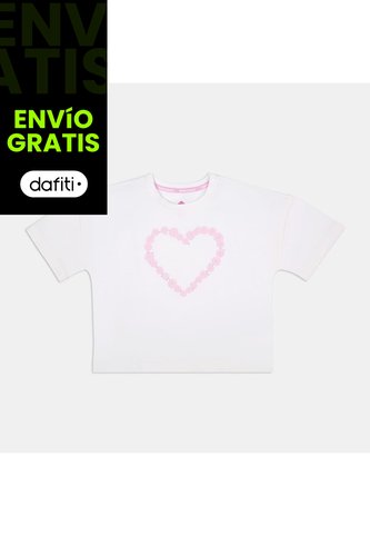Camiseta Para Niña Bubblegummers Marfil Manuela Bubblegummers