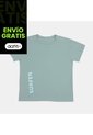 Camiseta Para Niño Bubblegummers Verde Menta Ordenador de Bubblegummers