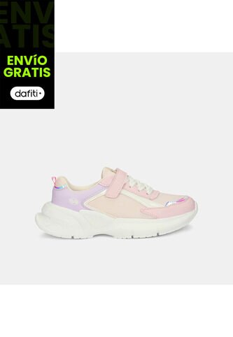 Tenis Para Niña Bubblegummers Beige Tempa Gema Bubblegummers