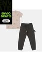 Conjunto Para Niño Bubblegummers Beige Oscuro Olif de Bubblegummers