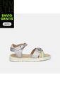 Sandalia Para Niña Bubblegummers Plata Tais de Bubblegummers