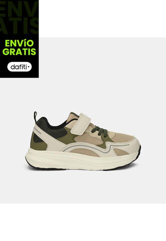 Tenis Para Niño Bubblegummers Verde Titan Ethan Bubblegummers