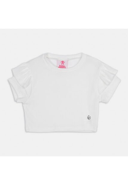 Camiseta Para Niña Bubblegummers Blanco Kappi