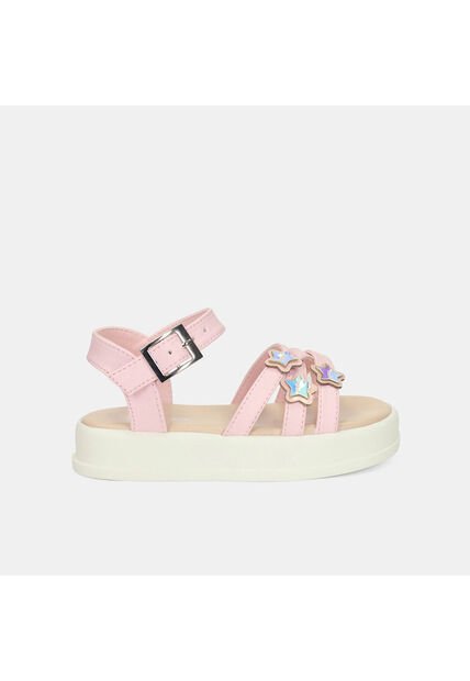 Sandalias Con Luces Infantil Para Niña Bubblegummers Fucsia Ursula Drum 22-25