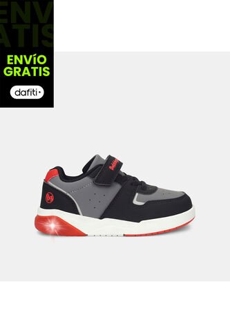 Tenis Con Luces Para Niño Bubblegummers Humo Dakar Bubblegummers