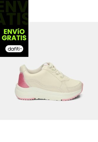 Tenis Para Niña Bubblegummers Beige Bubblegummers
