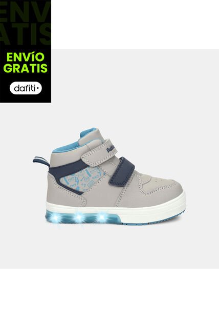 Tenis Con Luces Para Niño Bubblegummers Multicolor Neon