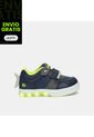 Tenis Infantil Para Niño Bubblegummers Azul Thiago Neon 22-25 de Bubblegummers