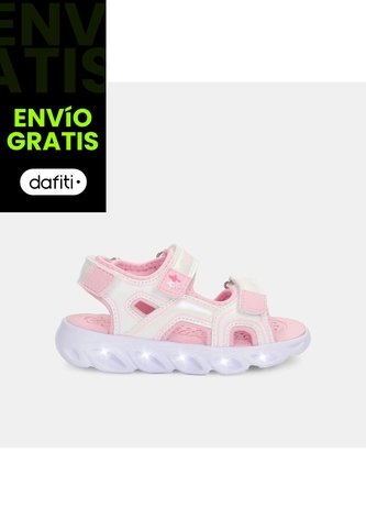 Tenis Con Luces Para Niños Bubblegummers Multicolor Dust First Step Girls 1 + Bubblegummers