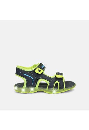 Sandalia Infantil  Para Niño Bubblegummers/Disney Negro Nailon L  6Mickey 22-25