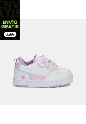 Tenis Para Niña Bubblegummers Multicolor Tenere Court Bg Bubblegummers