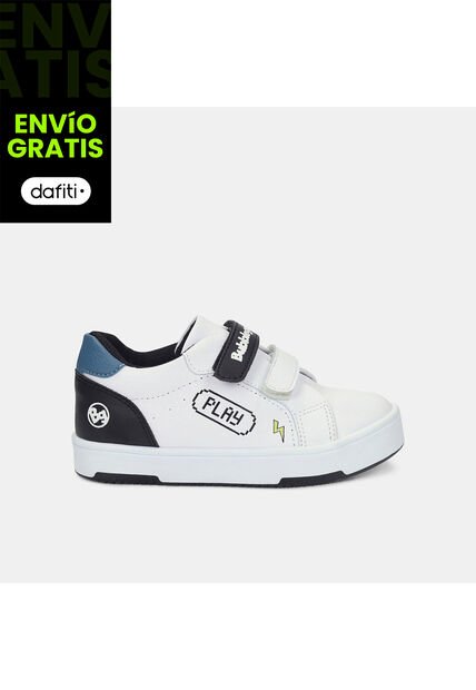 Tenis Para Niño Bubblegummers Blanco Terra Court Bg