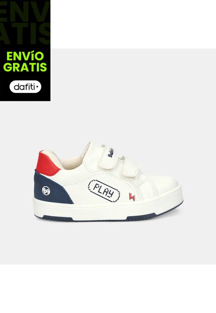 Tenis Para Niño Bubblegummers Blanco Terra Court Bg