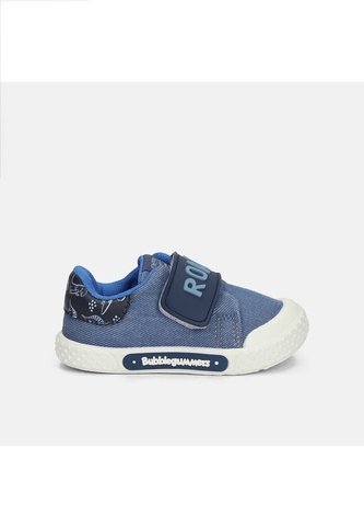 Tenis Para Niño Bubblegummers Azul Aquiles Dino Prewalker Boys 0 + Bubblegummers