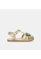 Sandalias Infantil Para Niña Bubblegummers Dorado Shantel 22-25 de Bubblegummers