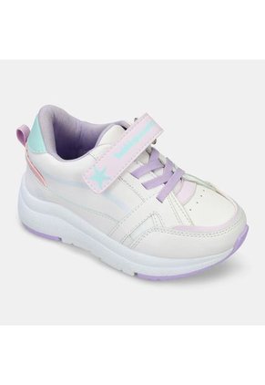 Tenis Infantil Para Niña Bubblegummers Blanco Tamaris Jogging Bg 22-25