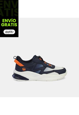 Tenis Infantil Para Niño Bubblegummers Blanco Sumir Bubblegummers