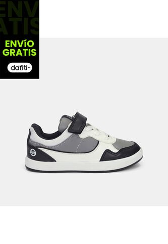 Tenis Infantil Para Niño Bubblegummers Blanco Sumir Bubblegummers