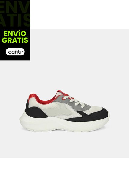 Tenis Junior Para Niño Bubblegummers Blanco Troy 30-33