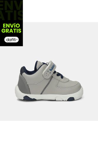 Tenis Para Niño Bubblegummers Gris Turner 15-21 Bubblegummers