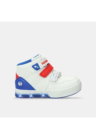 Bota Para Niño Bubblegummers Blanco Tayler Neon 22-25 Bubblegummers