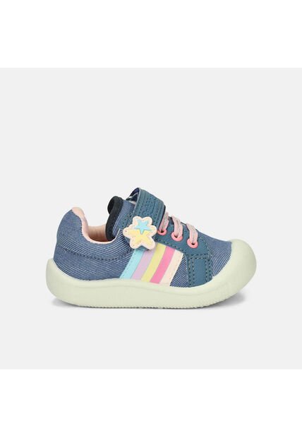 Tenis Bebé Para Niña Bubblegummers Azul Tamara 15-21