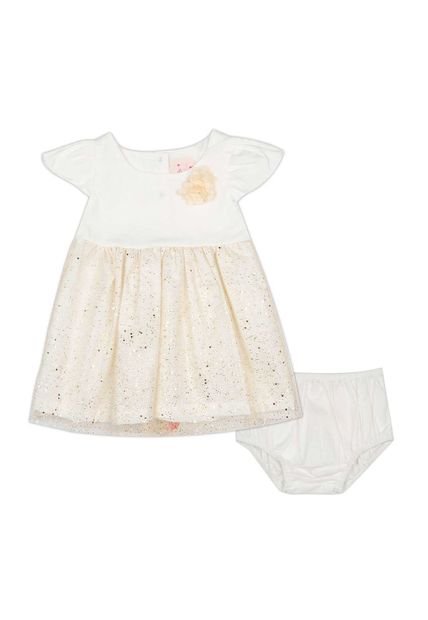 Vestido Dorado Bubblegummers Genoveva Bebe Niña