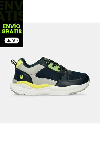 Tenis Infantil Para Niño Bubblegummers Azul Sebastino Bubblegummers