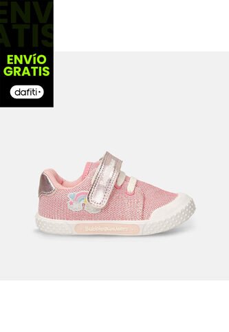 Tenis Bebé Para Niña Bubblegummers Rosado Simpatica Bubblegummers
