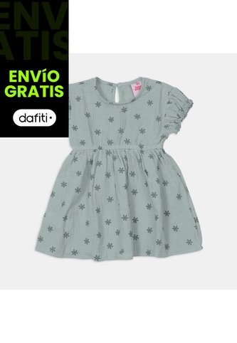 Vestido Para Niña Bubblegummers Verde Nunu Bubblegummers