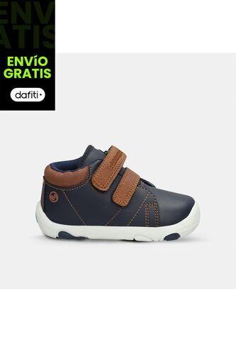 Tenis Bebé Para Niño Bubblegummers Azul-Miel Sereno Bubblegummers