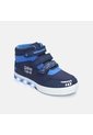 Bota Con Luces Para Niño Bubblegummers Azul Neon de Bubblegummers