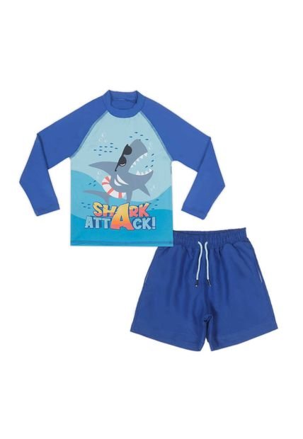 Vestido De Baño Azul Bubblegummers Hamilton Niño