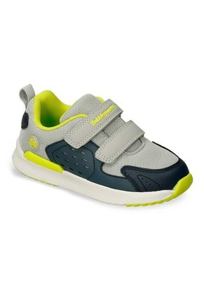 Tenis Casuales Gris-Azul Bubblegummers Pliguet Niño