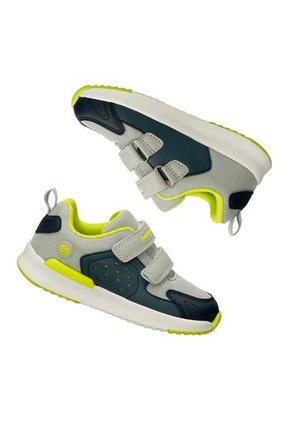Tenis Casuales Gris-Azul Bubblegummers Pliguet Niño