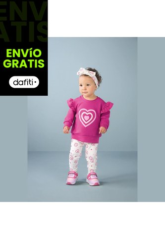 Conjunto Para Niña Bubblegummers Fucsia Oba Bubblegummers