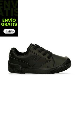 Tenis Escolares Para Niños Bubblegummers Negro Kristiano Bubblegummers