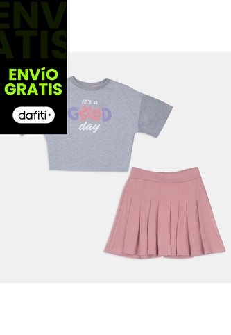 Conjunto Para Niña Bubblegummers Multicolor Oficina Bubblegummers